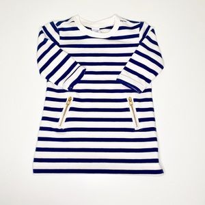 Old Navy 6mo Navy Blue Striped Dress